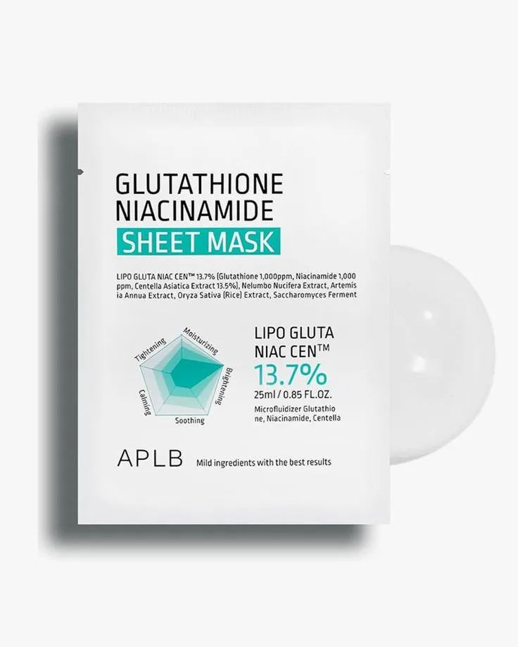 Mascarilla Glutathione Niacinamide Sheet Mask