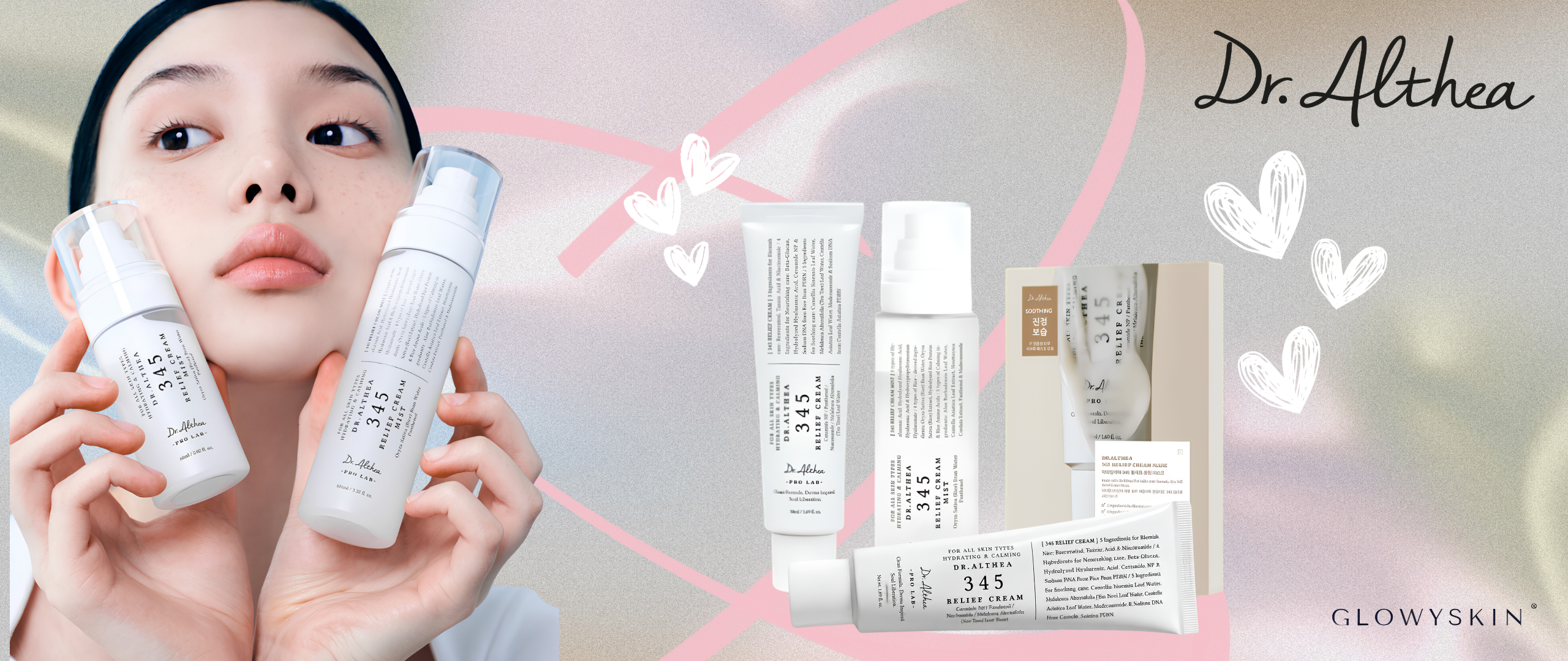 Dr. Althea 345 Relief Mist & Cream — Cosmética Coreana en GLOWYSKIN